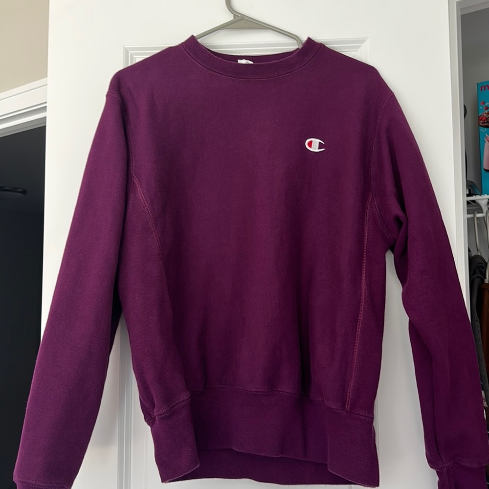Purple champion sweatshirt
